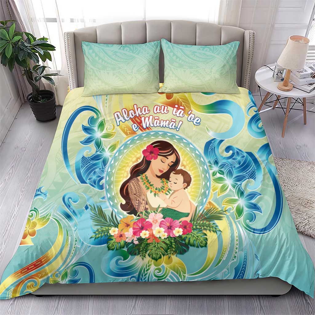 Hawaii Mother's Day Bedding Set I Love You Mom DT04 - Polynesian Pride