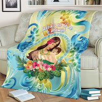 Hawaii Mother's Day Blanket I Love You Mom DT04 - Polynesian Pride