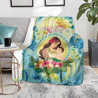 Hawaii Mother's Day Blanket I Love You Mom DT04 - Polynesian Pride