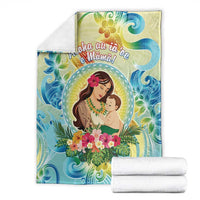 Hawaii Mother's Day Blanket I Love You Mom DT04 - Polynesian Pride