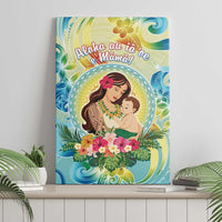Hawaii Mother's Day Canvas Wall Art I Love You Mom DT04 - Polynesian Pride