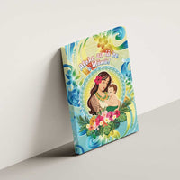 Hawaii Mother's Day Canvas Wall Art I Love You Mom DT04 - Polynesian Pride