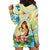 Personalised Hawaii Mother's Day Hoodie Dress I Love You Mom