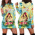 Personalised Hawaii Mother's Day Hoodie Dress I Love You Mom