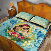 Hawaii Mother's Day Quilt Bed Set I Love You Mom DT04 - Polynesian Pride