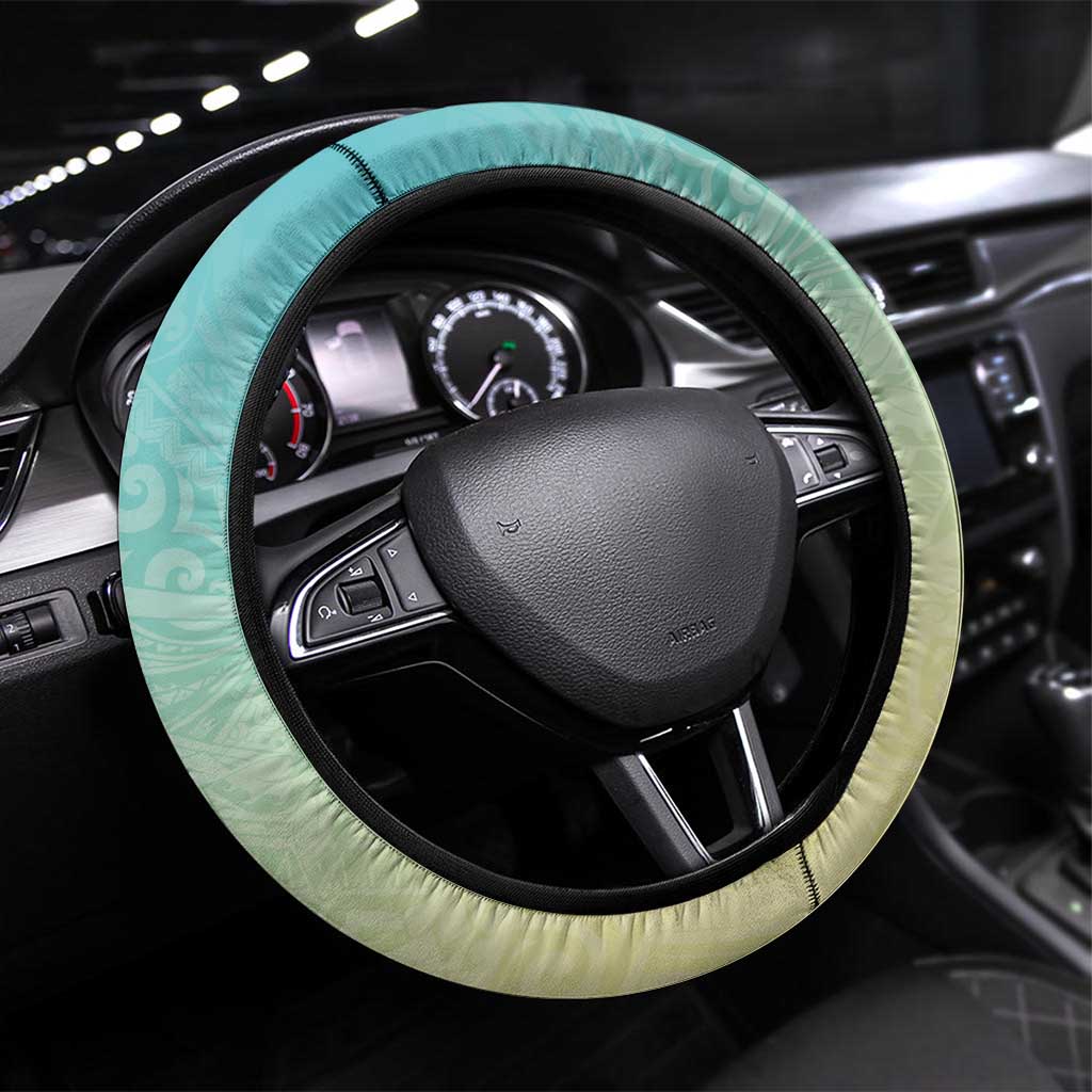 Hawaii Mother's Day Steering Wheel Cover I Love You Mom DT04 Universal Fit Yellow - Polynesian Pride
