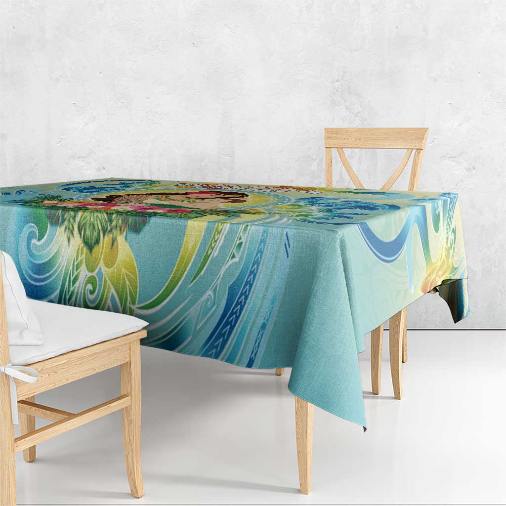 Hawaii Mother's Day Tablecloth I Love You Mom DT04 - Polynesian Pride