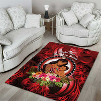 New Zealand Mother's Day Area Rug I Love You Mom DT04 - Polynesian Pride