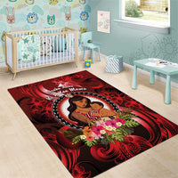 New Zealand Mother's Day Area Rug I Love You Mom DT04 - Polynesian Pride