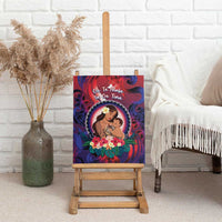 Samoa Mother's Day Canvas Wall Art I Love You Mom DT04 - Polynesian Pride