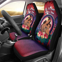 Samoa Mother's Day Car Seat Cover I Love You Mom DT04 - Polynesian Pride