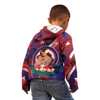 Personalised Samoa Mother's Day Kid Hoodie I Love You Mom DT04 - Polynesian Pride