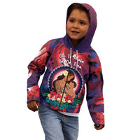 Personalised Samoa Mother's Day Kid Hoodie I Love You Mom DT04 - Polynesian Pride