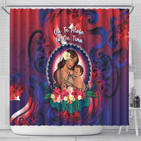 Samoa Mother's Day Shower Curtain I Love You Mom DT04 - Polynesian Pride