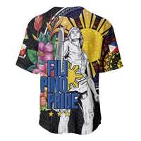 Filipinos Lapu-Lapu Hero Philippines Baseball Jersey Hibiscus Flowers Style DT04 - Polynesian Pride