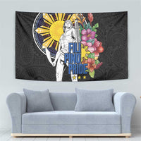 Filipinos Lapu-Lapu Hero Philippines Tapestry Hibiscus Flowers Style DT04 - Polynesian Pride