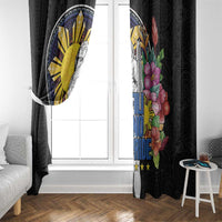 Filipinos Lapu-Lapu Hero Philippines Window Curtain Hibiscus Flowers Style DT04 - Polynesian Pride