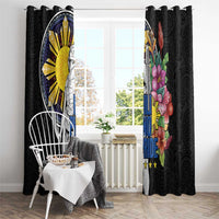 Filipinos Lapu-Lapu Hero Philippines Window Curtain Hibiscus Flowers Style DT04 - Polynesian Pride