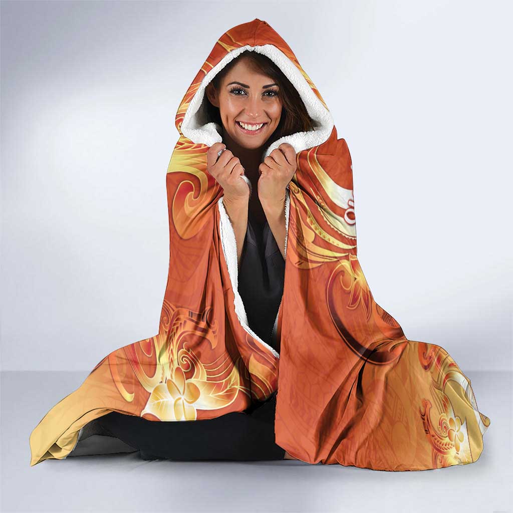 Tonga Mother's Day Hooded Blanket I Love You Mom DT04 - Polynesian Pride
