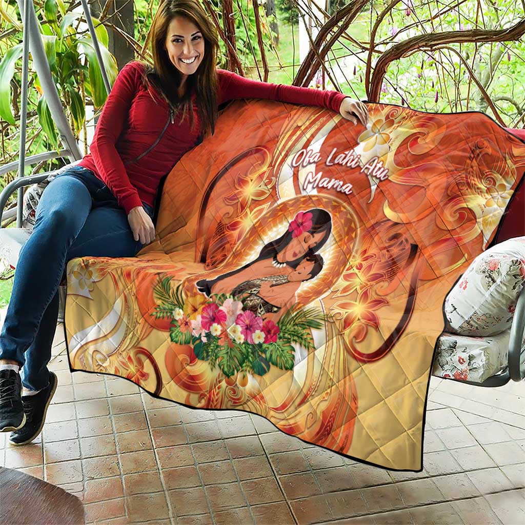Tonga Mother's Day Quilt I Love You Mom DT04 - Polynesian Pride