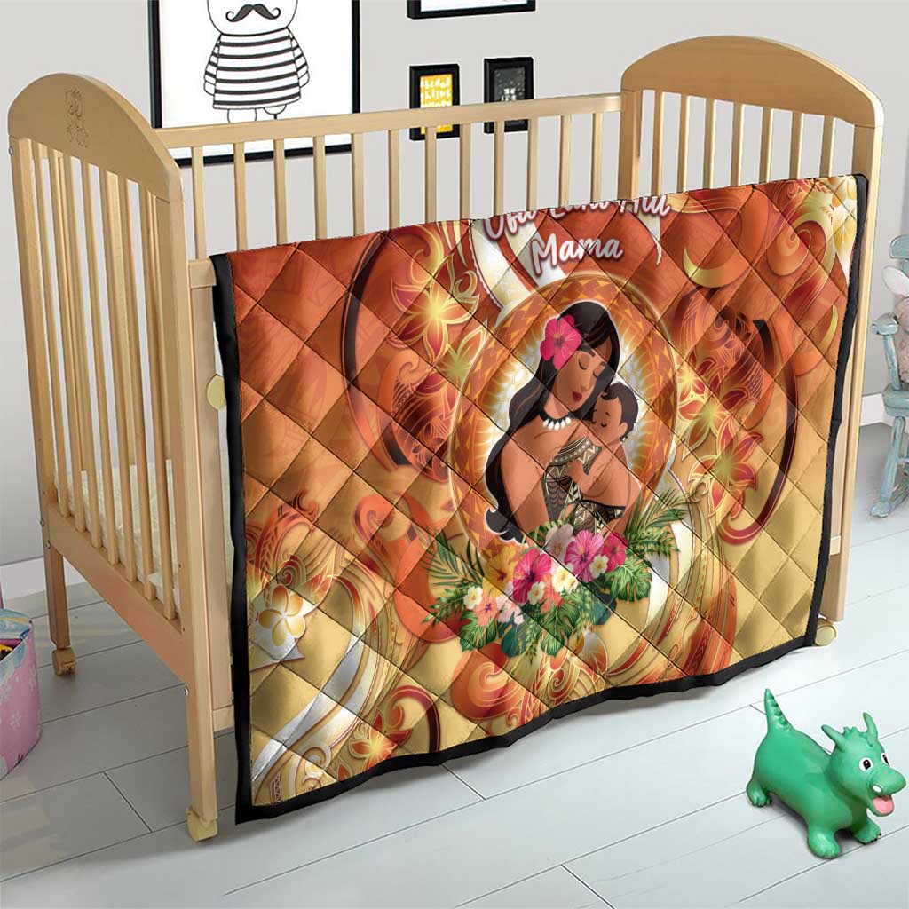 Tonga Mother's Day Quilt I Love You Mom DT04 - Polynesian Pride