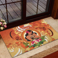 Tonga Mother's Day Rubber Doormat I Love You Mom DT04 - Polynesian Pride