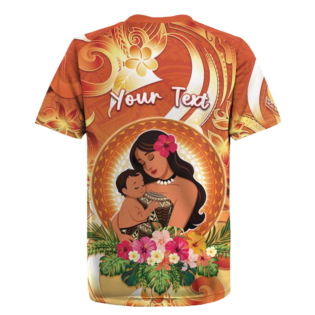Personalised Tonga Mother's Day Rugby Jersey I Love You Mom DT04 - Polynesian Pride