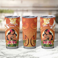 Personalised Tonga Mother's Day Tumbler Cup I Love You Mom DT04 - Polynesian Pride