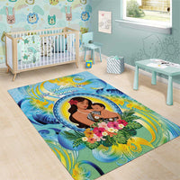 Fiji Mother's Day Area Rug I Love You Mom DT04 - Polynesian Pride