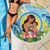 Fiji Mother's Day Beach Blanket I Love You Mom