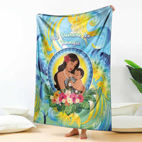 Fiji Mother's Day Blanket I Love You Mom DT04 - Polynesian Pride