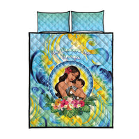 Fiji Mother's Day Quilt Bed Set I Love You Mom DT04 - Polynesian Pride