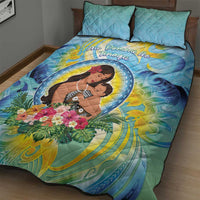 Fiji Mother's Day Quilt Bed Set I Love You Mom DT04 - Polynesian Pride