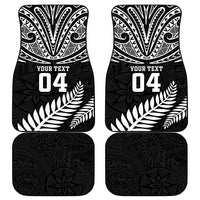 New Zealand Rugby Car Mats Silver Fern Maori Pattern DT04 - Polynesian Pride