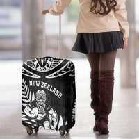 New Zealand Rugby Luggage Cover Silver Fern Maori Pattern DT04 - Polynesian Pride