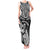 Custom New Zealand Rugby Tank Maxi Dress Silver Fern Maori Pattern