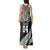 Custom New Zealand Rugby Tank Maxi Dress Silver Fern Maori Pattern