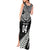 Custom New Zealand Rugby Tank Maxi Dress Silver Fern Maori Pattern