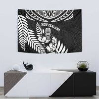 New Zealand Rugby Tapestry Silver Fern Maori Pattern DT04 - Polynesian Pride