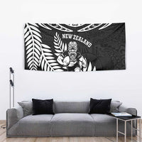 New Zealand Rugby Tapestry Silver Fern Maori Pattern DT04 - Polynesian Pride