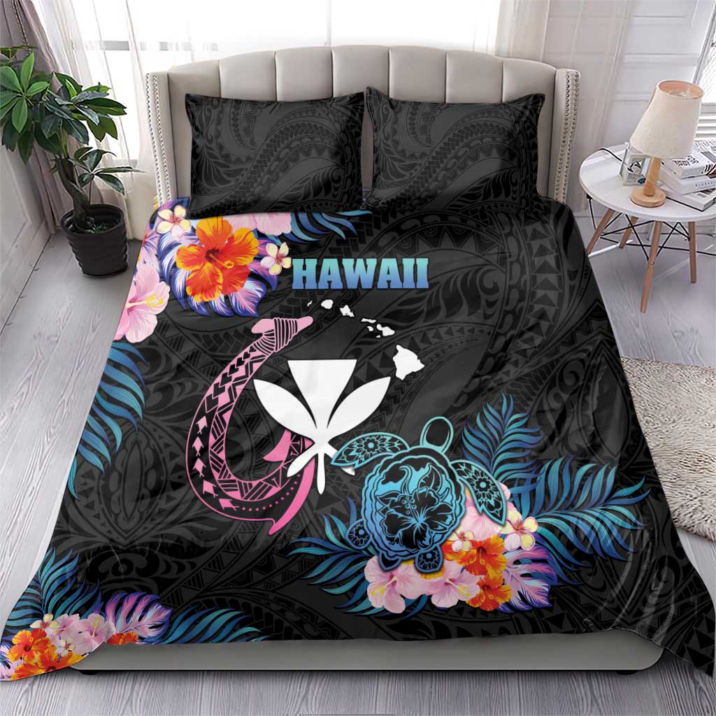 Hawaii Bedding Set Kanaka Maoli With Fish Hook DT04 - Polynesian Pride