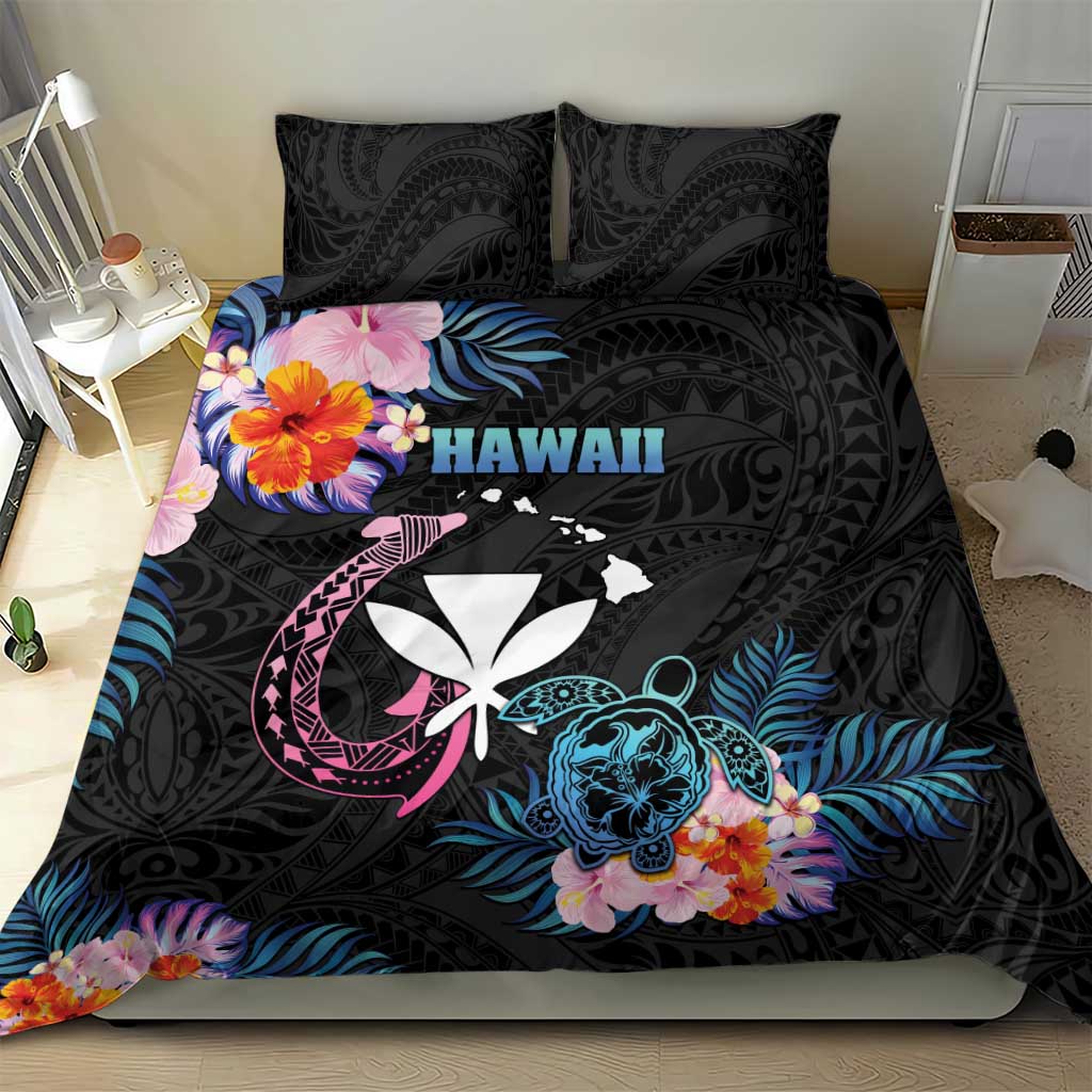 Hawaii Bedding Set Kanaka Maoli With Fish Hook DT04 - Polynesian Pride