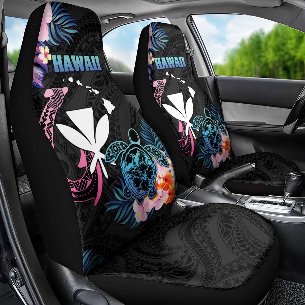 Hawaii Car Seat Cover Kanaka Maoli With Fish Hook DT04 - Polynesian Pride