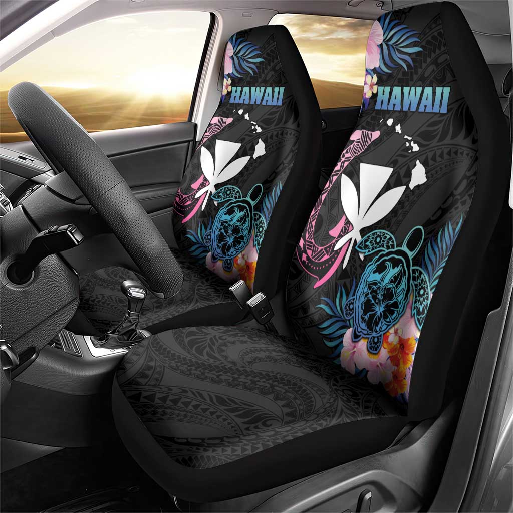 Hawaii Car Seat Cover Kanaka Maoli With Fish Hook DT04 - Polynesian Pride