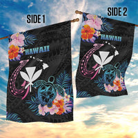 Hawaii Garden Flag Kanaka Maoli With Fish Hook DT04 - Polynesian Pride