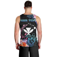 Personalised Hawaii Men Tank Top Kanaka Maoli With Fish Hook DT04 - Polynesian Pride
