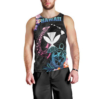 Personalised Hawaii Men Tank Top Kanaka Maoli With Fish Hook DT04 - Polynesian Pride