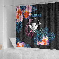 Hawaii Shower Curtain Kanaka Maoli With Fish Hook DT04 - Polynesian Pride