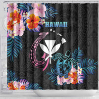 Hawaii Shower Curtain Kanaka Maoli With Fish Hook DT04 - Polynesian Pride
