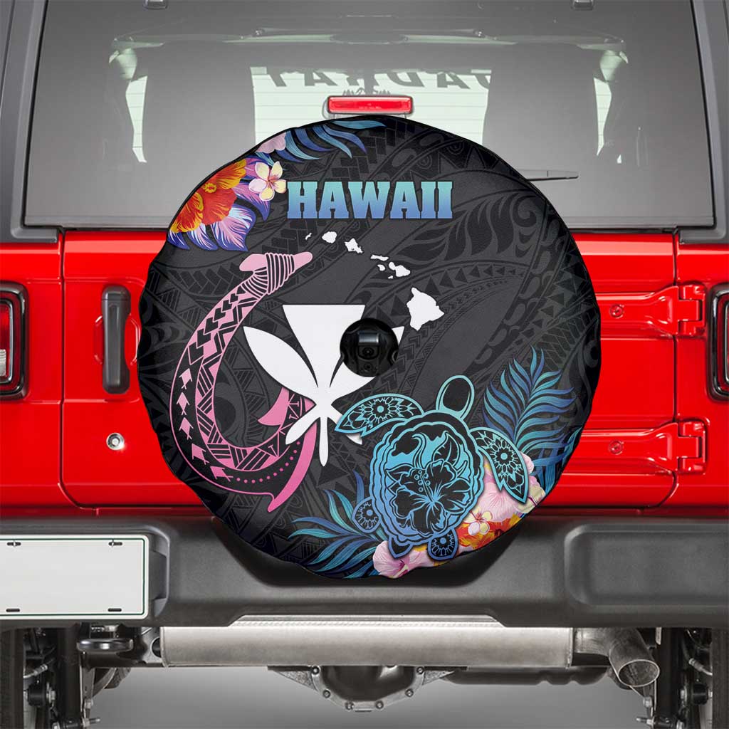 Hawaii Spare Tire Cover Kanaka Maoli With Fish Hook DT04 - Polynesian Pride